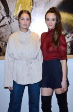 MARIE-ANGE CASTA at Liu Bolin Exhibition Opening in Paris 03/08/2018