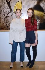 MARIE-ANGE CASTA at Liu Bolin Exhibition Opening in Paris 03/08/2018