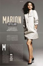 MARION COTILLARD in Mujer Hoy Magazine, March 2018