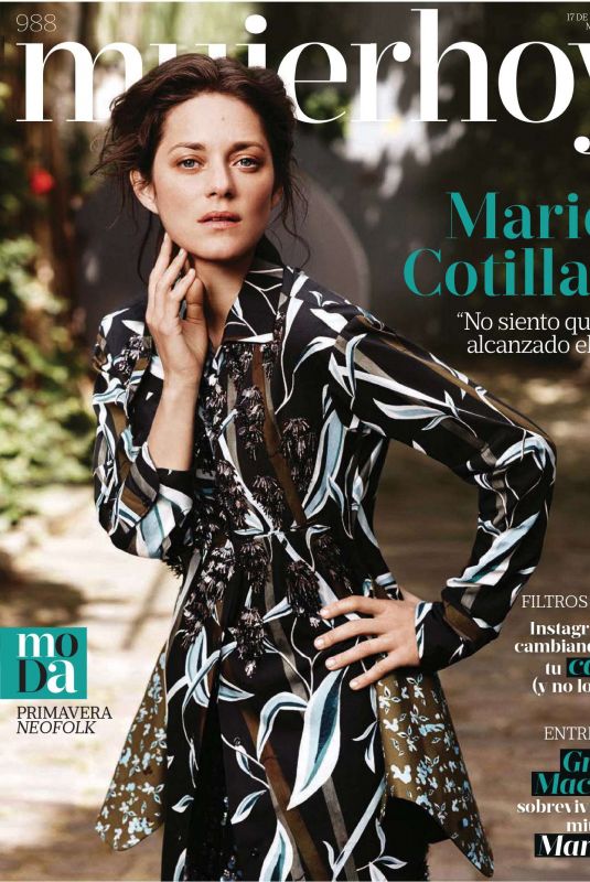 MARION COTILLARD in Mujer Hoy Magazine, March 2018