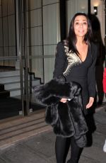 MARISOL NICHOLS Leave Her Hotel in Paris 03/30/2018