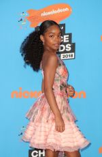 MARSAI MARTIN at 2018 Kids’ Choice Awards in Inglewood 03/24/2018