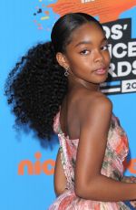 MARSAI MARTIN at 2018 Kids’ Choice Awards in Inglewood 03/24/2018