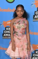 MARSAI MARTIN at 2018 Kids’ Choice Awards in Inglewood 03/24/2018