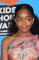 MARSAI MARTIN at 2018 Kids’ Choice Awards in Inglewood 03/24/2018