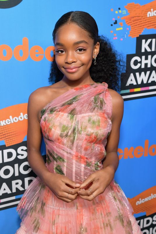MARSAI MARTIN at 2018 Kids’ Choice Awards in Inglewood 03/24/2018