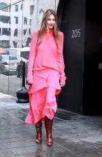 MARTHA HUNT Arrives at Good Morning America in New York 03/08/2018