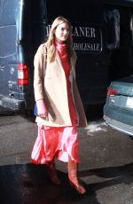 MARTHA HUNT Arrives at Good Morning America in New York 03/08/2018