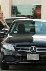 MARY CAREY at a Gas Station in Los Angeles 03/06/2018