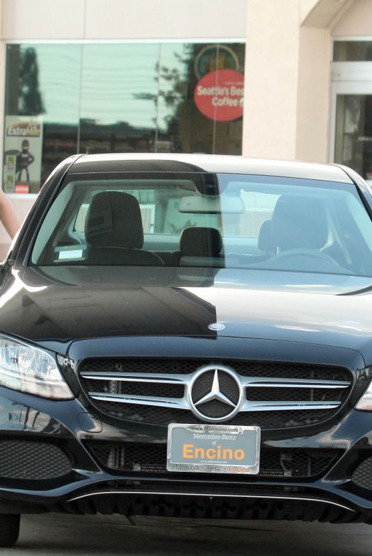 MARY CAREY at a Gas Station in Los Angeles 03/06/2018