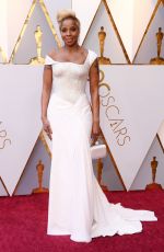 MARY J. BLIGE at 90th Annual Academy Awards in Hollywood 03/04/2018