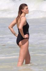 MARYNA LINCHUK in Swimsuit on the Beach in Mexico 03/25/2018