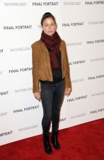 MAURA TIERNEY at Final Portrait Screening at Guggenheim Museim in New York 03/22/2018