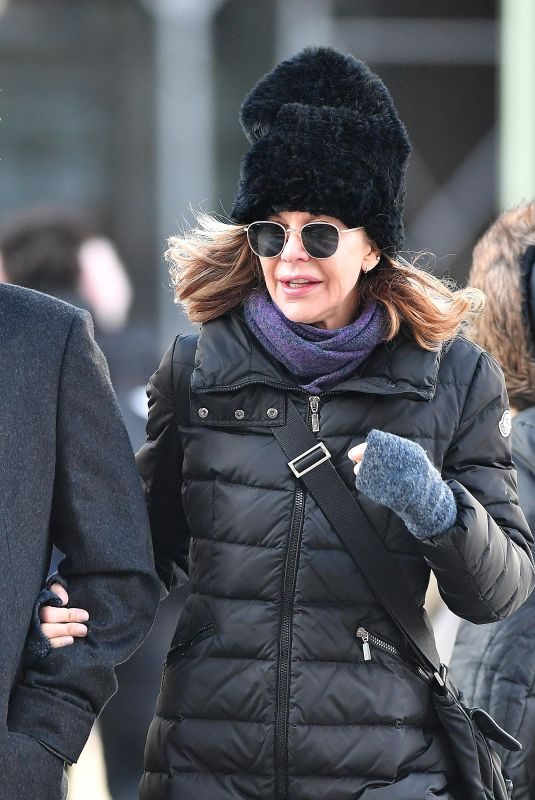 MEG RYAN Out in New York 03/19/2018