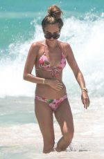 MEGAN MCKENNA in Bikini at a Beach in Barbados 03/21/2018