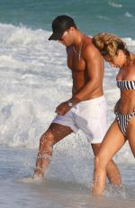 MEGAN MCKENNA in Bikini on the Beach in Barbados 03/22/2018