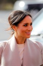 MEGHAN MARKLE Arrives at Eikon Centre in Lisburn 03/22/2018