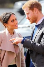 MEGHAN MARKLE Arrives at Eikon Centre in Lisburn 03/22/2018