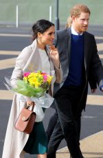 MEGHAN MARKLE Arrives at Eikon Centre in Lisburn 03/22/2018