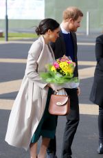 MEGHAN MARKLE Arrives at Eikon Centre in Lisburn 03/22/2018