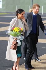 MEGHAN MARKLE Arrives at Eikon Centre in Lisburn 03/22/2018