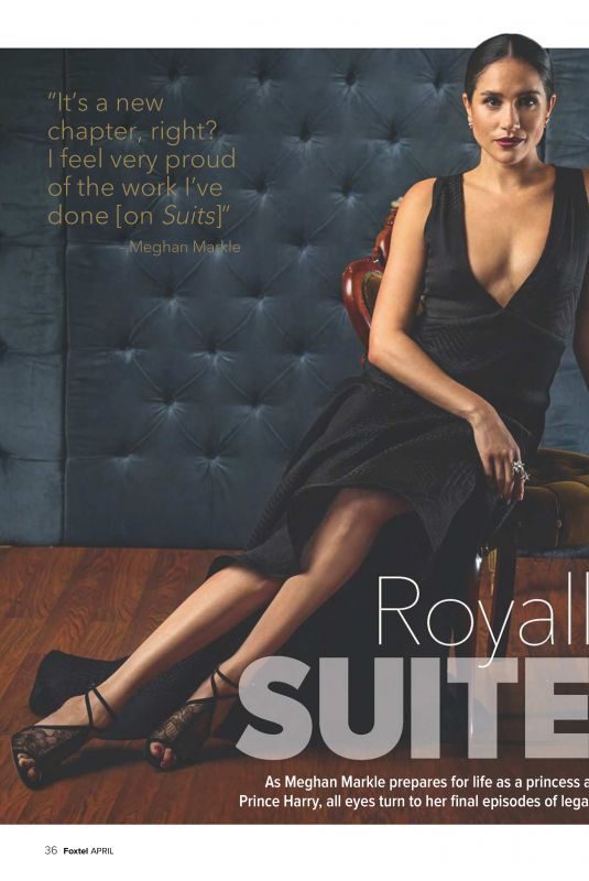MEGHAN MARKLE in Foxtel Magazine, April 2018