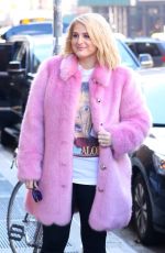 MEGHAN TRAINOR Out and About in New York 03/06/2018