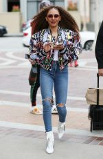 MELANIE BROWN Arrives at America