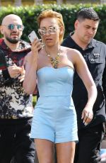 MELANIE BROWN on the Set of America