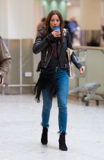 MELANIE SYKES at Heathrow Airport in London 03/28/2018