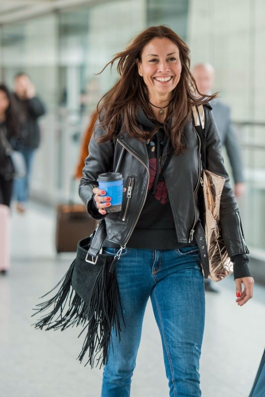 MELANIE SYKES at Heathrow Airport in London 03/28/2018