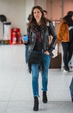 MELANIE SYKES at Heathrow Airport in London 03/28/2018