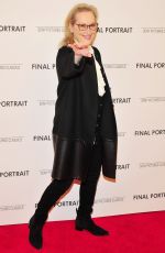 MERYL STREEP at Final Portrait Screening at Guggenheim Museim in New York 03/22/2018