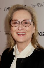 MERYL STREEP at Final Portrait Screening at Guggenheim Museim in New York 03/22/2018