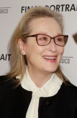 MERYL STREEP at Final Portrait Screening at Guggenheim Museim in New York 03/22/2018