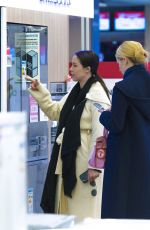 MICHELLE HUNZIKER and AURORA RAMAZZOTTI Out Shopping in Milan 03/19/2018