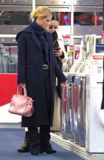MICHELLE HUNZIKER and AURORA RAMAZZOTTI Out Shopping in Milan 03/19/2018