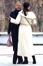 MICHELLE HUNZIKER and AURORA RAMAZZOTTI Out Shopping in Milan 03/19/2018