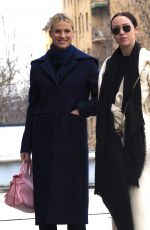 MICHELLE HUNZIKER and AURORA RAMAZZOTTI Out Shopping in Milan 03/19/2018