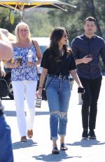 MICHELLE KEEGAN on the Set of Extra in Los Angeles 03/05/2018