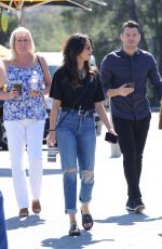 MICHELLE KEEGAN on the Set of Extra in Los Angeles 03/05/2018