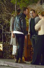 MICHELLE MONAGHAN and Peter White Out for Dinner in Los Angeles 03/20/2018