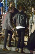MICHELLE MONAGHAN and Peter White Out for Dinner in Los Angeles 03/20/2018