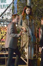 MICHELLE MONAGHAN and Peter White Out for Dinner in Los Angeles 03/20/2018