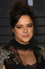 MICHELLE RODRIGUEZ at 2018 Vanity Fair Oscar Party in Beverly Hills 03/04/2018