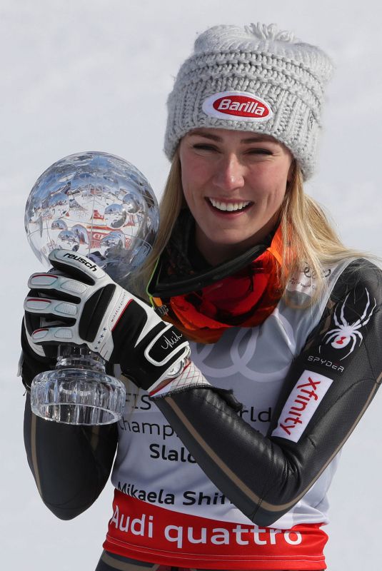 MIKAELA SHIFFRIN Wins Audi FIS Alpine Ski World Cup Final in Are 03/17/2018