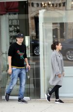 MILA KUNIS and Ashton Kutcher Out Shopping in Los Angeles 03/23/2018