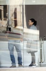 MILA KUNIS and Ashton Kutcher Out Shopping in Los Angeles 03/23/2018