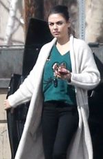 MILA KUNIS Leaves a Nail Salon in Hollywood 03/16/2018