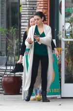 MILA KUNIS Leaves a Nail Salon in Hollywood 03/16/2018
